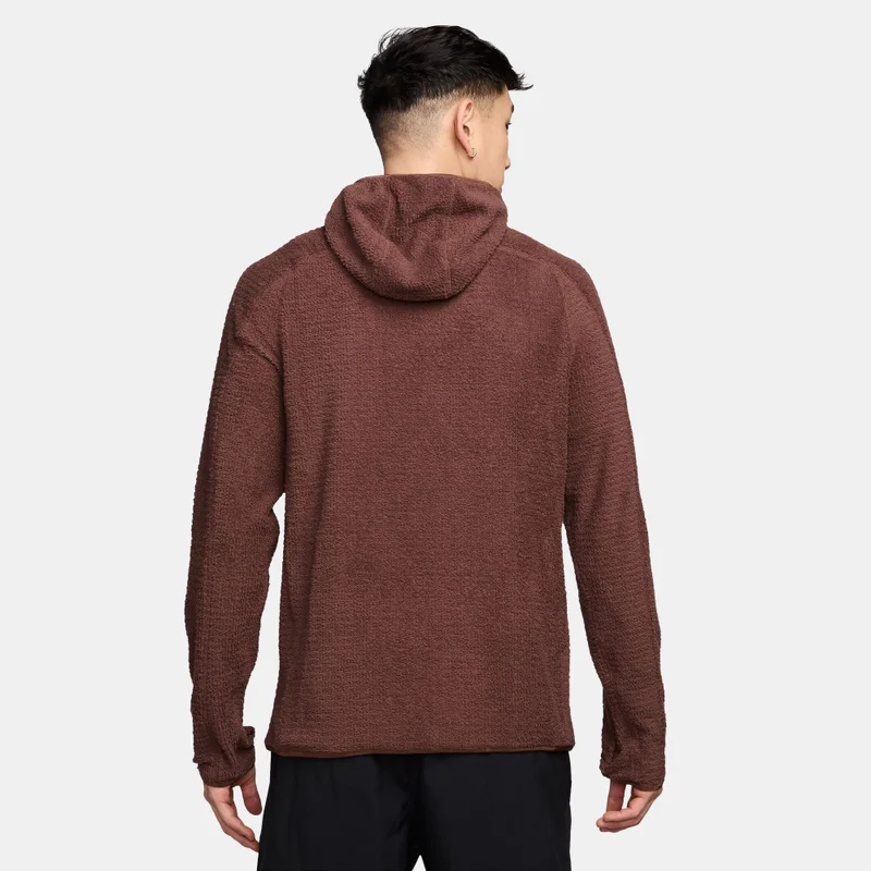 Nike Brown Men's Trail Dri-FIT Fleece Running Jacket for Men | Best Price UAE